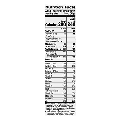 Basic 4, Multigrain Fruit And Nuts Cereal, 19.8 Oz Pack Of 6