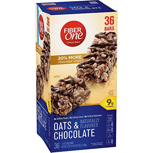 Fiber One Oats And Chocolate Chewy Bars - 20% More Chocolate Chi