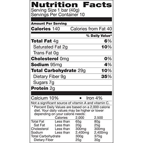 Fiber 1 Oats And Chocolate Bar Value Pack, 1.4 Oz, 10 Count