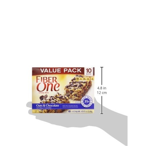 Fiber 1 Oats And Chocolate Bar Value Pack, 1.4 Oz, 10 Count