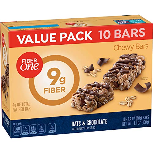 Fiber 1 Oats And Chocolate Bar Value Pack, 1.4 Oz, 10 Count