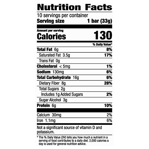 Fiber One Protein Bar, Caramel Chewy Bars, 6G Protein, Snacks, 6