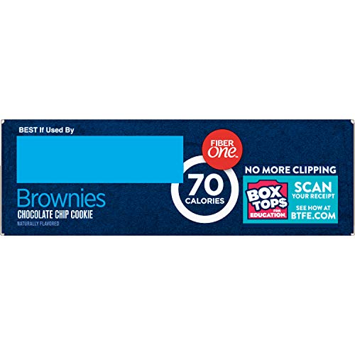 Fiber One 70 Calorie Brownie Chocolate Chip Cookie, 6 Count, 5.