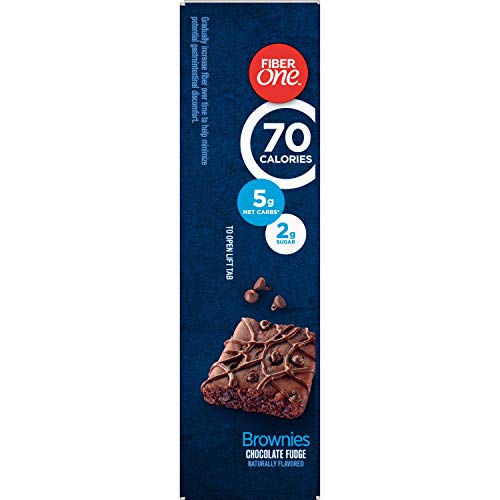 Fiber One Brownies, 70 Calorie Bar, 5 Net Carbs, Snacks, Chocola
