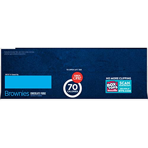 Fiber One Brownies, 70 Calorie Bar, Chocolate Fudge Brownie, 12