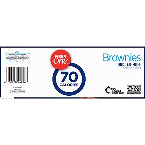 Fiber One Brownies, 70 Calorie Bar, Chocolate Fudge Brownie, 12