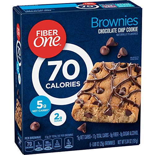 Fiber One Brownies, 70 Calories, 5 Net Carbs, Snacks, Chocolate
