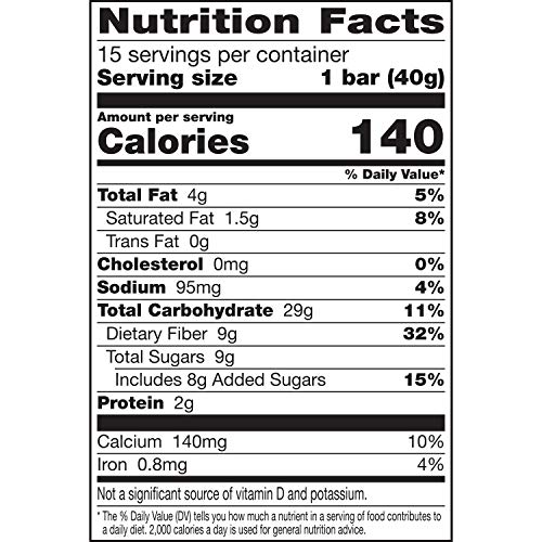 Fiber One Chewy Bars, Oats & Chocolate, Fiber Snacks, Mega Pack,...