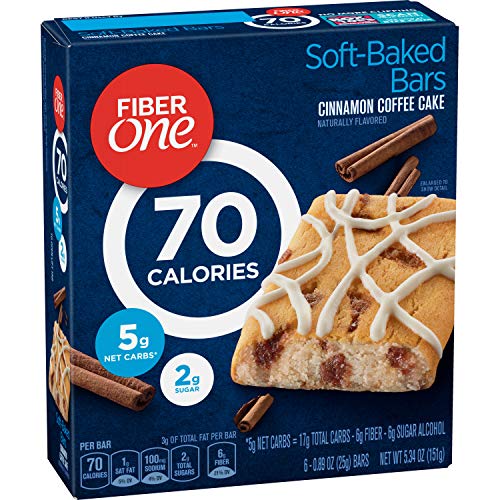 Fiber One Brownies, 70 Calories, 5 Net Carbs, Snacks, Cinnamon C