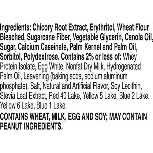 Fiber One Brownies, Birthday Cake, 70 Calorie Bar, 5 Net Carbs,