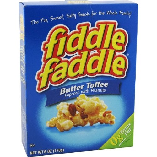 Fiddle Faddle Butter Toffee Popcorn With Peanuts Six Boxes
