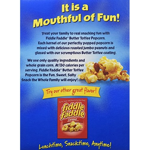Fiddle Faddle - Butter Toffee With Peanuts - 2 Boxes