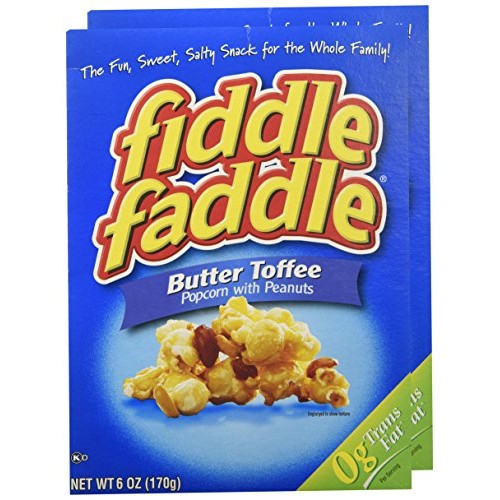 Fiddle Faddle - Butter Toffee With Peanuts - 2 Boxes