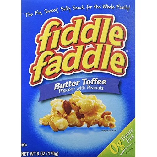 Fiddle Faddle - Butter Toffee With Peanuts - 2 Boxes