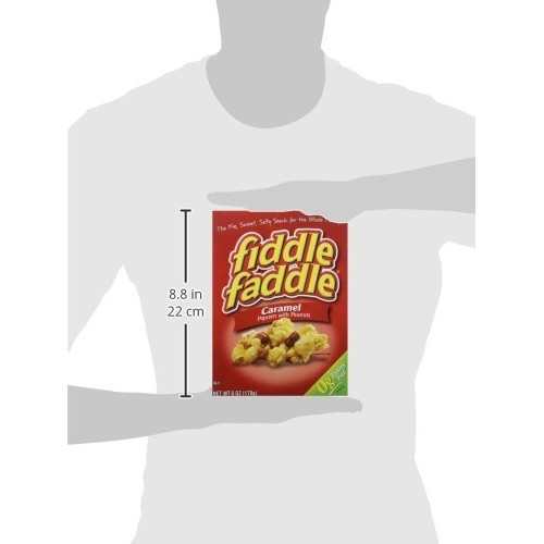 Fiddle Faddle Caramel Popcorn With Peanuts, 6 Oz Pack Of 2