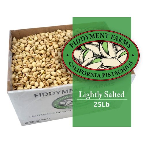 Fiddyment Farms 25 Lbs Salted In-Shell Pistachios