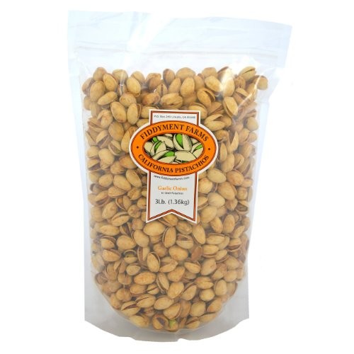 Fiddyment Farms 3Lb Garlic Onion In-Shell Pistachios