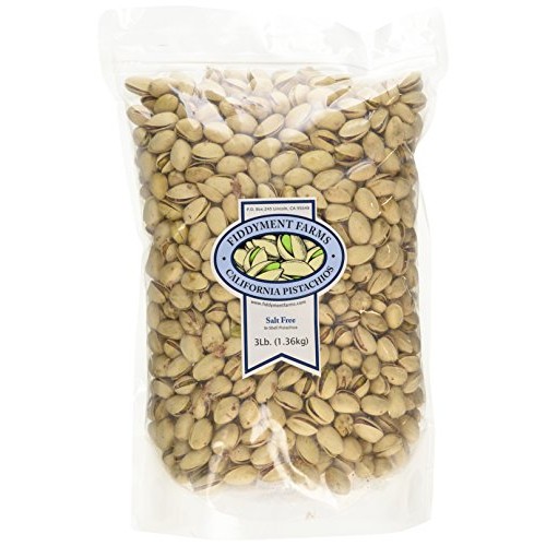 Fiddyment Farms 3Lb Unsalted In-Shell Pistachios
