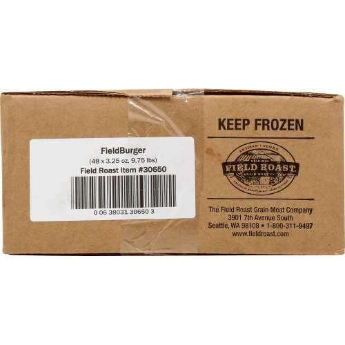 Field Roast Vegan Fieldburger 3.25 Ounces Pack Of 48