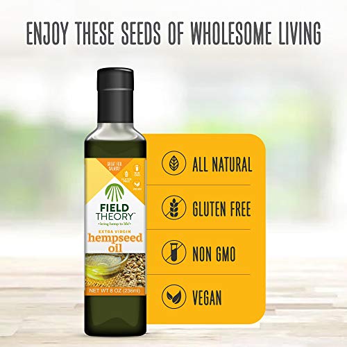 Extra Virgin Hemp Seed Oil, Cold-Pressed And Unrefined - Field T