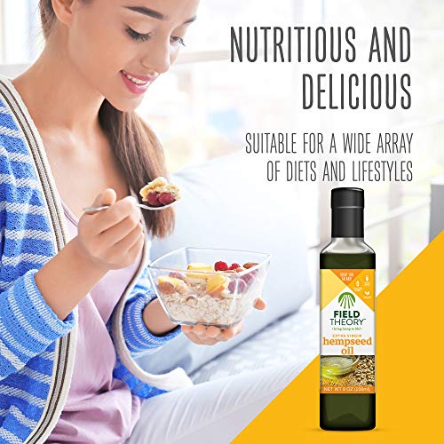 Extra Virgin Hemp Seed Oil, Cold-Pressed And Unrefined - Field T