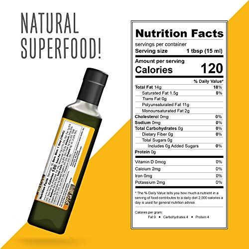 Extra Virgin Hemp Seed Oil, Cold-Pressed And Unrefined - Field T