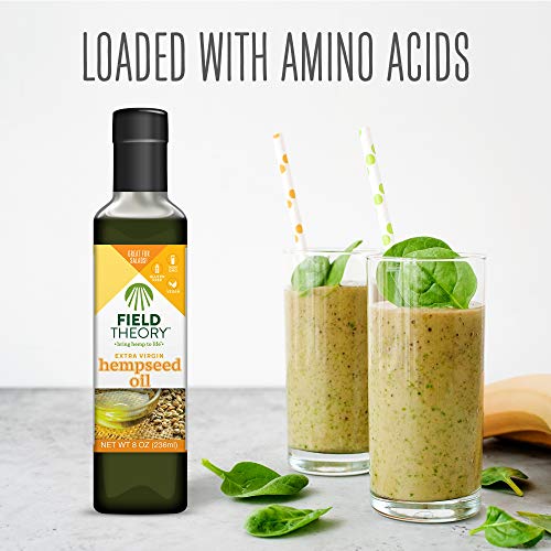 Extra Virgin Hemp Seed Oil, Cold-Pressed And Unrefined - Field T