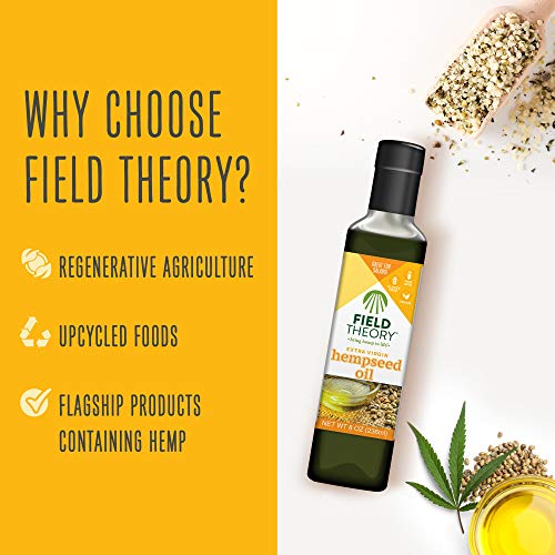 Extra Virgin Hemp Seed Oil, Cold-Pressed And Unrefined - Field T