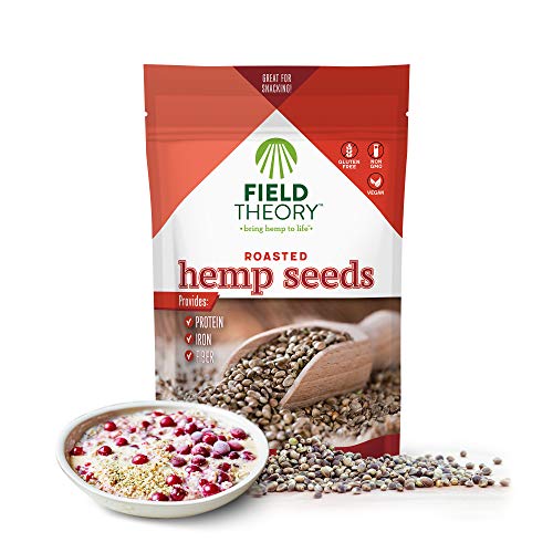 Field Theory Roasted Hemp Seeds, 8 Oz; Plant-Based Protein, Omeg