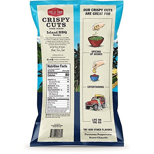Field Trip Gluten Free Pork Rinds, Paleo and Keto Friendly Airy ...