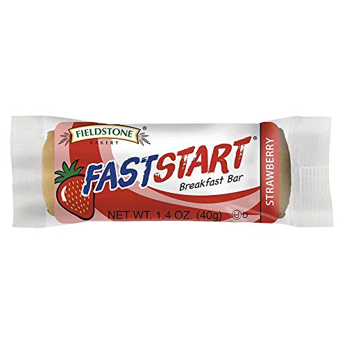 Fieldstone Bakery Faststart Strawberry Breakfast Bar -- 192 Per