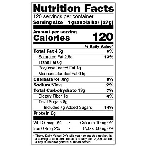 Fieldstone Bakery Oats And Honey Chewy Granola Bars, Full Case O