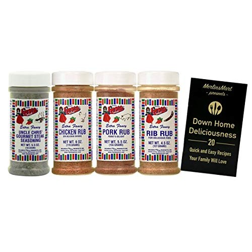 Bolners Fiesta Extra Fancy Meat Rub 4 Flavor Variety, 1 Each: U