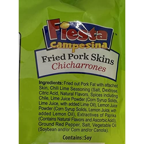 Fiesta 4-Pack Lime-Chili Fried Pork Skins Chicharrones