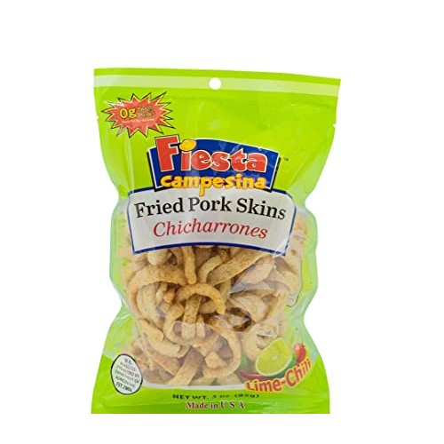 Fiesta 4-Pack Lime-Chili Fried Pork Skins Chicharrones