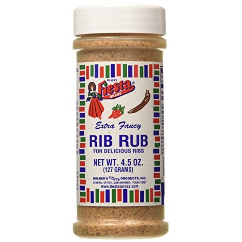 Bolner Fiesta Extra Fancy 4.5 Oz. Rib Rub For Delicious Ribs