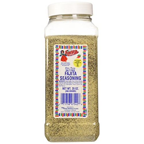 Bolners Fiesta Extra Fancy Salt Free Fajita Seasoning, 20 Oz.