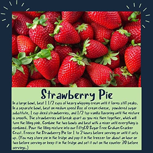 Fifty50 Foods Sugar Free Ready To Eat Graham Cracker Pie Crust,