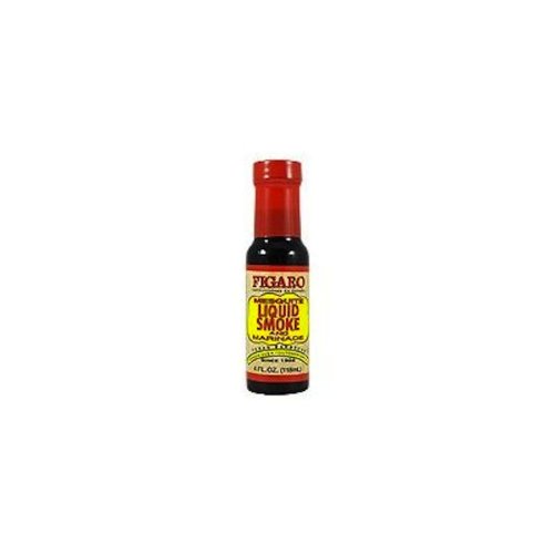 Figaro Mesquite Liquid Smoke Marinade, 4-Ounce Pack Of 6