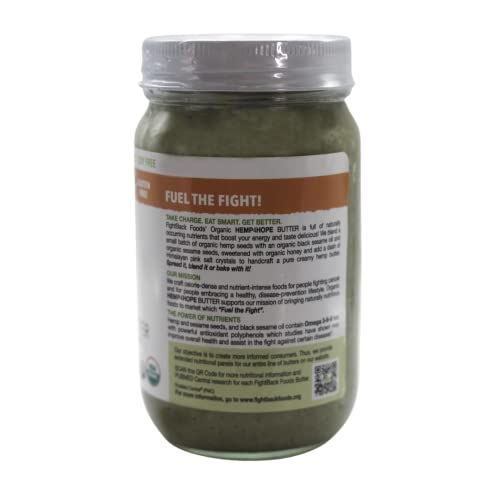 FightBack Foods Organic Hemp4Hope Butter Hemp Seed 16 oz - An ...