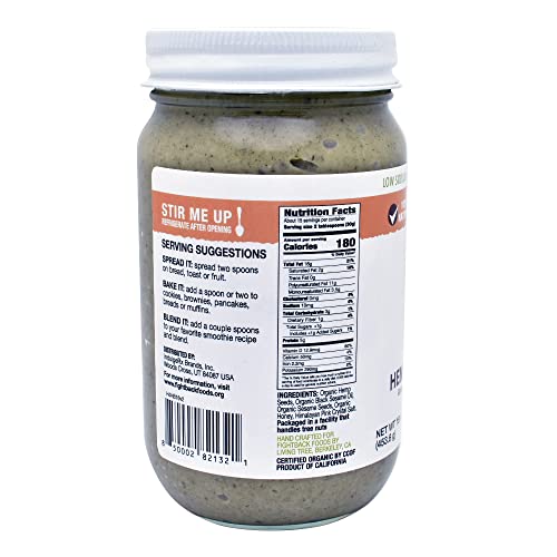 FightBack Foods Organic Hemp4Hope Butter Hemp Seed 16 oz - An ...