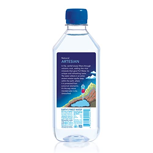 Fiji Natural Artesian Water, 16.9 Fl Ounce Bottle Pack Of 24