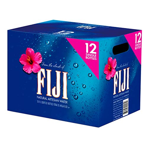 Fiji Natural Artesian Water, 33.8 Fl Ounce Bottle Pack Of 12