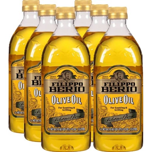 Filippo Berio Pure Olive Oil, 50.7 Ounce Recycled Rpet Bottle P