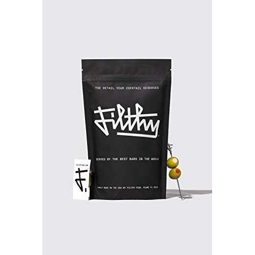Filthy Food Martini Cocktail Kit - 3 8Oz Olive Brine Pouches, 12