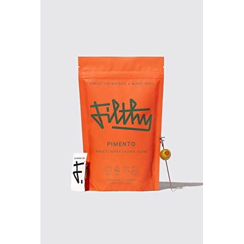 Filthy Food Pimento Stuffed Olives - Premium Martini Garnish - N