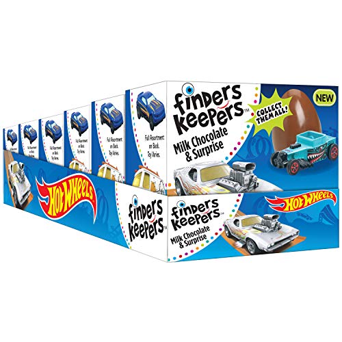 Finders Keepers Hot Wheels Milk Candy, Chocolate, 4.2 Oz Pack O