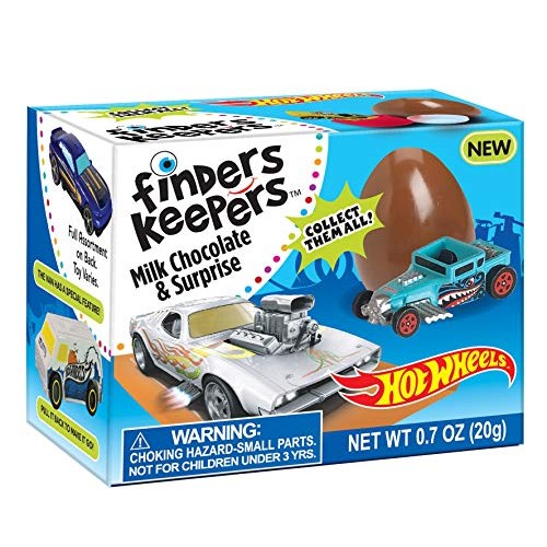 Finders Keepers Hot Wheels Milk Candy, Chocolate, 4.2 Oz Pack O