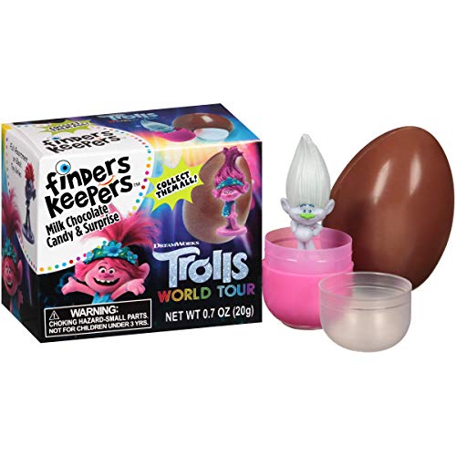Finders Keepers Milk Chocolate Eggs - Trolls Toy Surprise Candy Finders Keepers Milk Chocolate Eggs - Trolls Toy Surprise Candy