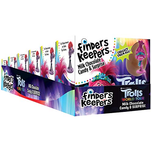 Finders Keepers Milk Chocolate Eggs - Trolls Toy Surprise Candy Finders Keepers Milk Chocolate Eggs - Trolls Toy Surprise Candy